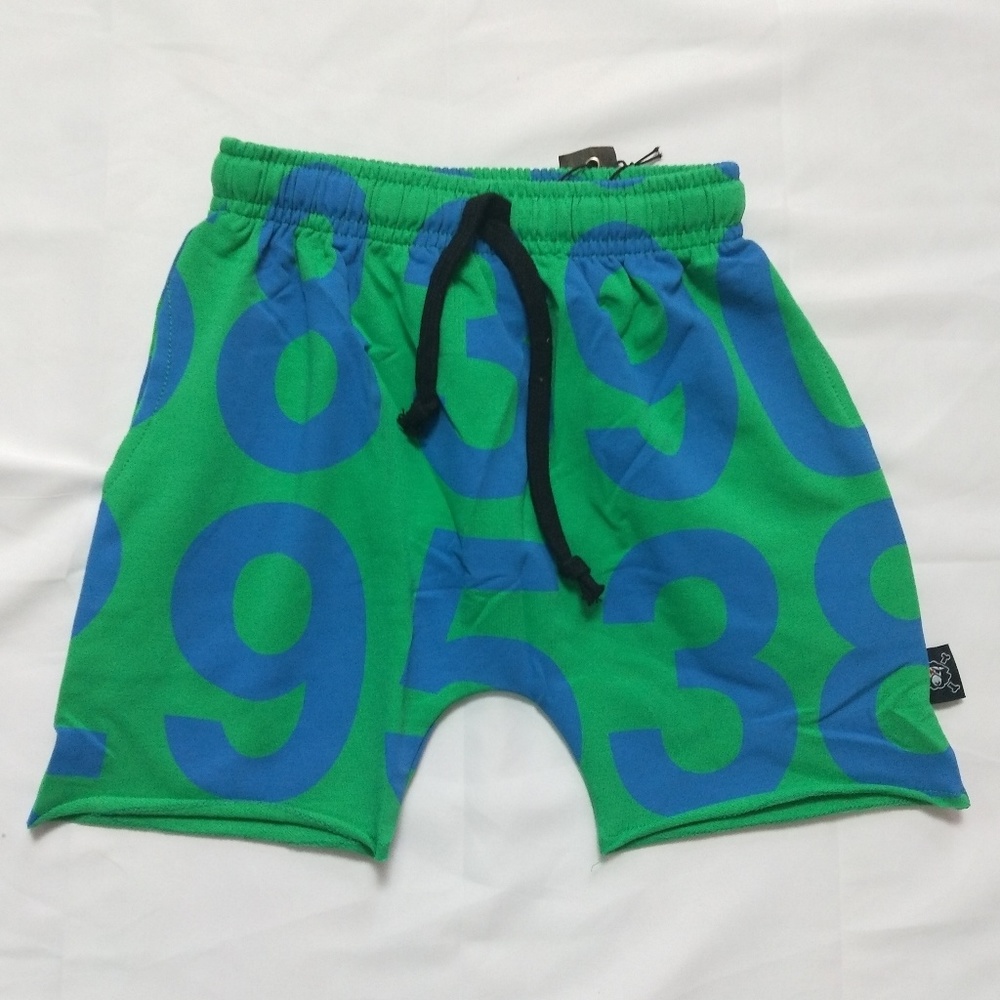 numbered shorts size 3-4y